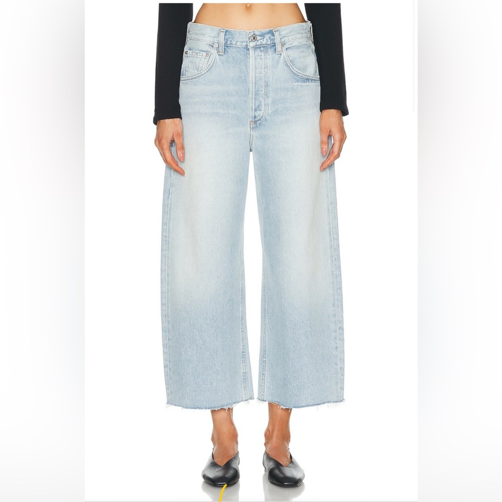 Citizens of Humanity Ayla Baggy Crop Jeans 23/24 - Picture 1 of 11